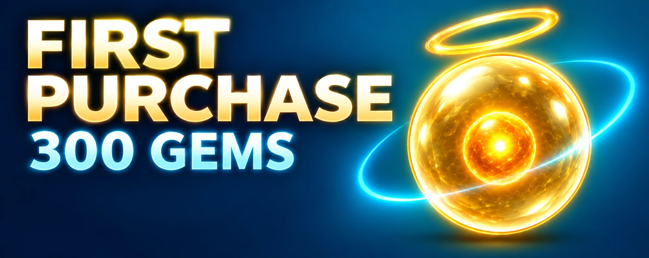 First Purchase — 300 GEMS